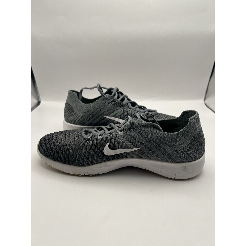 Nike Free TR Flyknit 2 Womens Size 8.5 Gray - Picture 2 of 9